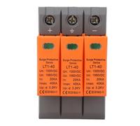 Omquot Protector contra Sobretensiones de 1000 V CC Dispositivo de Sobretensión de Alto Rendimiento para Sistemas Fotovoltaicos Montaje en Riel de 35 Mm 20 KA/40 KA