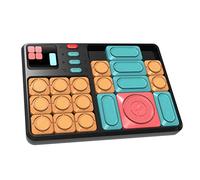 Omquot Puzle de bloques deslizantes, juguete educativo interactivo, más de 500 desafíos, juego de mentalidad para adultos y adultos (negro)
