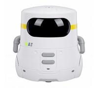 Omquot Robot Inteligente de Juguete para Niños, Robot Parlante Interactivo con Sensor Táctil y Control de Voz, Que Canta y Baila para una Alegría Infinita (Blanca)