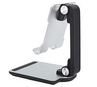 Omquot Soporte Plegable para Teléfono Soporte Universal para Teléfono de Escritorio para Portátil para una Visualización Cómoda Realización de Videollamadas y Videoconferencias Diseño Compacto y