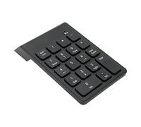 Omquot Teclado Numérico Inalámbrico 2.4G Diseño Delgado para Contadores, Teclas Livianas y Silenciosas Hojas de Cálculo, Teclado Numérico de 18 Teclas en Material ABS