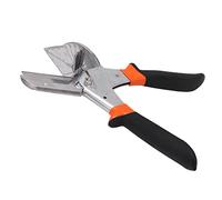 Omquot Tijeras de Inglete de ángulo Preciso con 10 Cuchillas para un Corte Limpio, Tijeras Biseladas Ajustables para Carpintería, Ideales para Entusiastas del Bricolaje, Material de Acero 45#