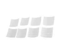 Omquot Tiras de Pestañas Reutilizables, Autoadhesivas, Impermeables, para Pestañas Postizas, No Necesita Pegamento, 240 Segmentos para Postizas Segmentarias, Negro Transparente, 8 Hojas, Ideal para