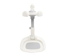 Omquot Torre de Baño Baby Hug Soporte de Pie Antideslizante Ajustable para Baby Shower para Bebés de Distintas Edades - Material Suave, 45 X 42,2 Cm (Estilo Conejo)