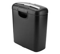 Omquot Trituradora de Papel de Alta Resistencia - Trituradora de Corte en Tiras de 6 Hojas para Oficina en Casa - Inicio Automático y Reversa Manual - Ideal para Destruir Documentos Confidenciales