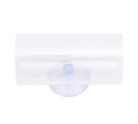Omquot Túnel de pescado Betta Hueco Transparente con Ventosa para un lugar de descanso Ideal Material: Plástico (Pequeño)