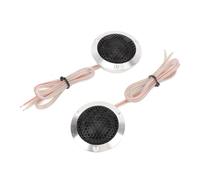 Omquot Tweeters de Domo para Automóvil para una Calidad de Sonido Juego de Altavoces de Tweeter de Mini Domo para la Mayoría de los Vehículos 1,5 Pulgadas DC12V