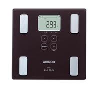 OMRON BF214 - Báscula de análisis personal y corporal, medición de peso, grasa corporal y masa muscular esquelética, memoria para hasta cuatro usuarios, incluye cálculo de IMC, color negro