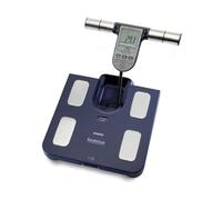 OMRON BF511 báscula de baño con 8 sensores para medir composición corporal, IMC y grasa. Ideal para adultos y niños (+6 años). Capacidad máxima de 150 kg.