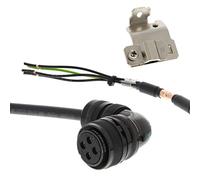 Omron Cable de alimentación de servomotor serie 1S, 1,5 m, 2/3 kW, 400 V
