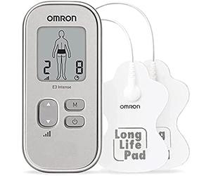 OMRON E3 Intense - Dispositivo TENS portátil sin fármacos para el dolor