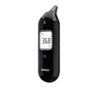 OMRON Gentle Temp 533 Termómetro digital - Termómetro oído bebé e infantil, termómetro infrarrojos sin cubiertas de sonda, medición 1 segundo, preciso, silencioso, memoria 30 lecturas, negro