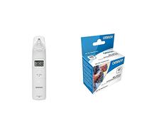 OMRON GentleTemp 520 Termómetro digital de oído + Fundas protectoras para termómetros OMRON Gentle Temp 520 y 521, 40 piezas