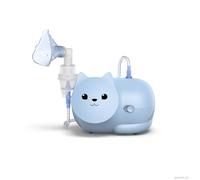 OMRON Nami Cat Nebulizador - Nebulizador niños, compresor potente para tratamientos rápidos y eficaces de afecciones respiratorias infantiles