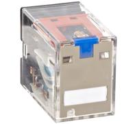 Omron reles industriales - Rele 4pdt 5a enchufable soldar led pulsador prueb