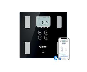 OMRON VIVA - Báscula inteligente y monitor de composición corporal con medición de peso, grasa corporal, grasa visceral, músculo esquelético, metabolismo basal e IMC