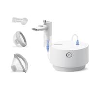 OMRON X105 Advanced Kit de Nebulizador portátil para niños y adultos, nebulizador para adultos Todo en Uno para Enfermedades Respiratorias Agudas y crónicas, Color Blanco