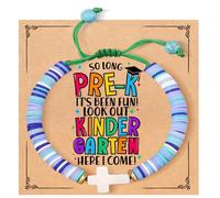 OMSEEN Pulsera de graduación de preescolar para jardín de infantes, regalo para niñas, niños, hija, hijo, nieta, nieto, sobrino, sobrino, 6, No es una piedra preciosa