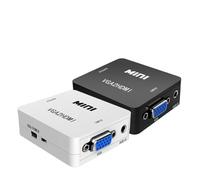 OMTUWORZ 1 Uds. Cable convertidor VGA 2 HDM I PS Caja de conversión de Interfaz analógica a HD Ordenador for conectar a la proyección de TV(H)