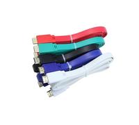 OMTUWORZ 1 Uds Cable HDMI de Alta definición Cable de conexión de vídeo Color hdmi Cable versión 1,4 Cable de conexión de TV for Ordenador 3D(15mBlue)