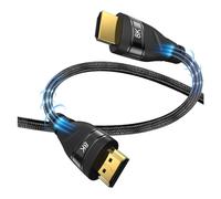 OMTUWORZ Cable HD 2.1 8K60Hz Cable HD Convertidor 3D Video MI Cable de Cobre Cable Liso(1.0M)