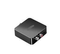 OMTUWORZ Convertidor de Audio de Fibra óptica Coaxial, señal analógica Digital, línea de Loto Doble, conexión de Monitor de TV uno a Dos(3.5 Double Lotus)