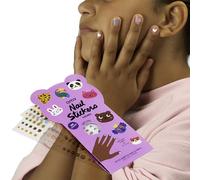 Omy Nail Stickers Animales para Niños - 200 pegatinas para uñas, resistentes al agua, duraderas, divertidas y creativas | Impermeables | Fáciles de aplicar, seguras y no tóxicas | A partir de 3 años