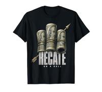 On A Roll Money Symbolism Urban Streetwear Heavy Metal Y2K Camiseta