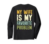 On Back My Wife Is My Favorite Problem Retro Humor Manga Larga