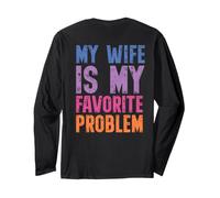 On Back My Wife Is My Favorite Problem Retro Humor Manga Larga