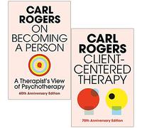 On Becoming a Person & Client Centred Therapy By Carl Rogers 2 Books Collection Set