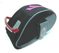 ON BIKE Bolsa De Bicicleta Semirrígida Lady | Alforja De Poliéster Y PVC | con Cierre De Sillín, Cremallera Y Velcro, Inserto Reflectante Y Asa De Transporte
