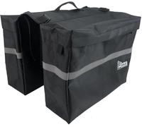 ON BIKE Bolsa Doble Trasera De 23 litros | Bolsa Impermeable con Doble Parte Trasera para Bicicleta, Bolsas Antidesgarros con Correas Y Bandas Reflectantes para Bicicleta Urbana, Senderismo Y