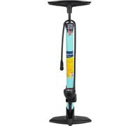 On Bike Bomba infladora de Ruedas de Bicicleta de Acero con manómetro Integrado, válvulas Presta y Schrader de Alta presión, Mango ergonómico y Base Antideslizante