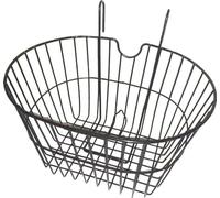On Bike Cesta Delantera de Metal plastificado Inoxidable para Bicicletas de Mujer de 26/28 Pulgadas, fácil de Sujetar al Manillar, Ideal para Bicicletas holandesas y Bicicletas urbanas