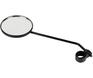 On Bike Espejo retrovisor redondo universal para bicicletas, ajustable a 360 grados, fácil de instalar en manillares de 20 a 30 mm, diámetro del espejo 9,2 cm