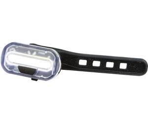 On Bike Faro Delantero para Bicicleta con 15 LED Blancos Ultrabrillantes, Diseño Compacto Y Duradero con Una Fijación Estable Al Cuadro para Una Visibilidad óptima En Todas Las Condiciones