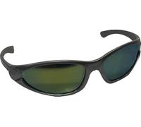 On Bike Gafas de bicicleta de plástico plateadas para niños con lentes protectoras