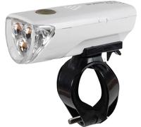On Bike Luz Delantera para Bicicleta, Tres LED Blancos, fijación al Manillar