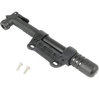 On Bike Minibomba MTB compacta con Adaptador y Accesorio Reversible para válvulas Presta y Schrader, Ligera y portátil