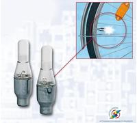 On Bike Par de Luces LED de Colores para válvulas de Bicicleta con Sensor de Movimiento