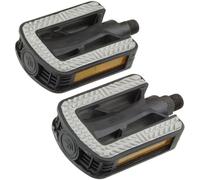 On Bike Pedales de Bicicleta de Goma Antideslizantes universales con reflectores