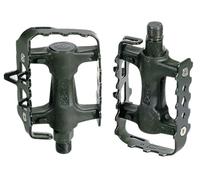 On Bike Pedales de Bicicleta de Resina y aleación Ligera para MTB y Correr