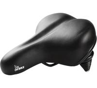On Bike Sillín Universal de Poliuretano para Bicicleta Urbana con Doble Resorte y Acolchado ergonómico para una Comodidad y absorción de Impactos óptimas