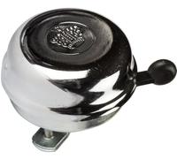 On Bike Timbre Universal para Bicicleta King de Hierro Cromado: Sonido Potente, Aspecto clásico, fácil de Montar, Compatible con la mayoría de los manillares