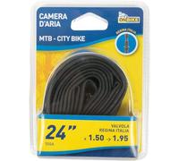 On Bike Tubo Interior De Bicicleta De 24 Pulgadas X 1,75 - 1,90 - E.T.R.T.O. 47-507, De Alta Resistencia, Compatible con Bicicletas De Montaña Y Urbanas para Niños Y Adultos, Válvula Schrader, Fácil