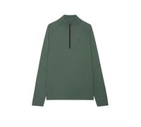 ON Camiseta funcional con cremallera Climate para mujer oliva | S