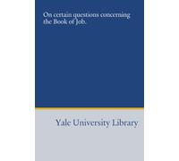 On certain questions concerning the Book of Job.