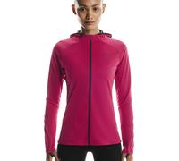 ON Chaqueta de running con capucha Climate para mujer rojo oscuro | M