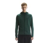 ON Chaqueta de running para hombre Climate con cremallera y capucha azul | XXL